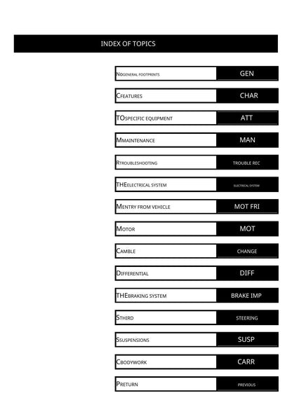 Piaggio Ape Classic 400 Three Wheeler Service Manual | 2015-2019 - sample page 2