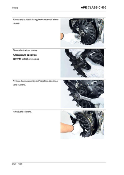 Piaggio Ape Classic 400 Three Wheeler Service Manual | 2015-2019 - sample page 5