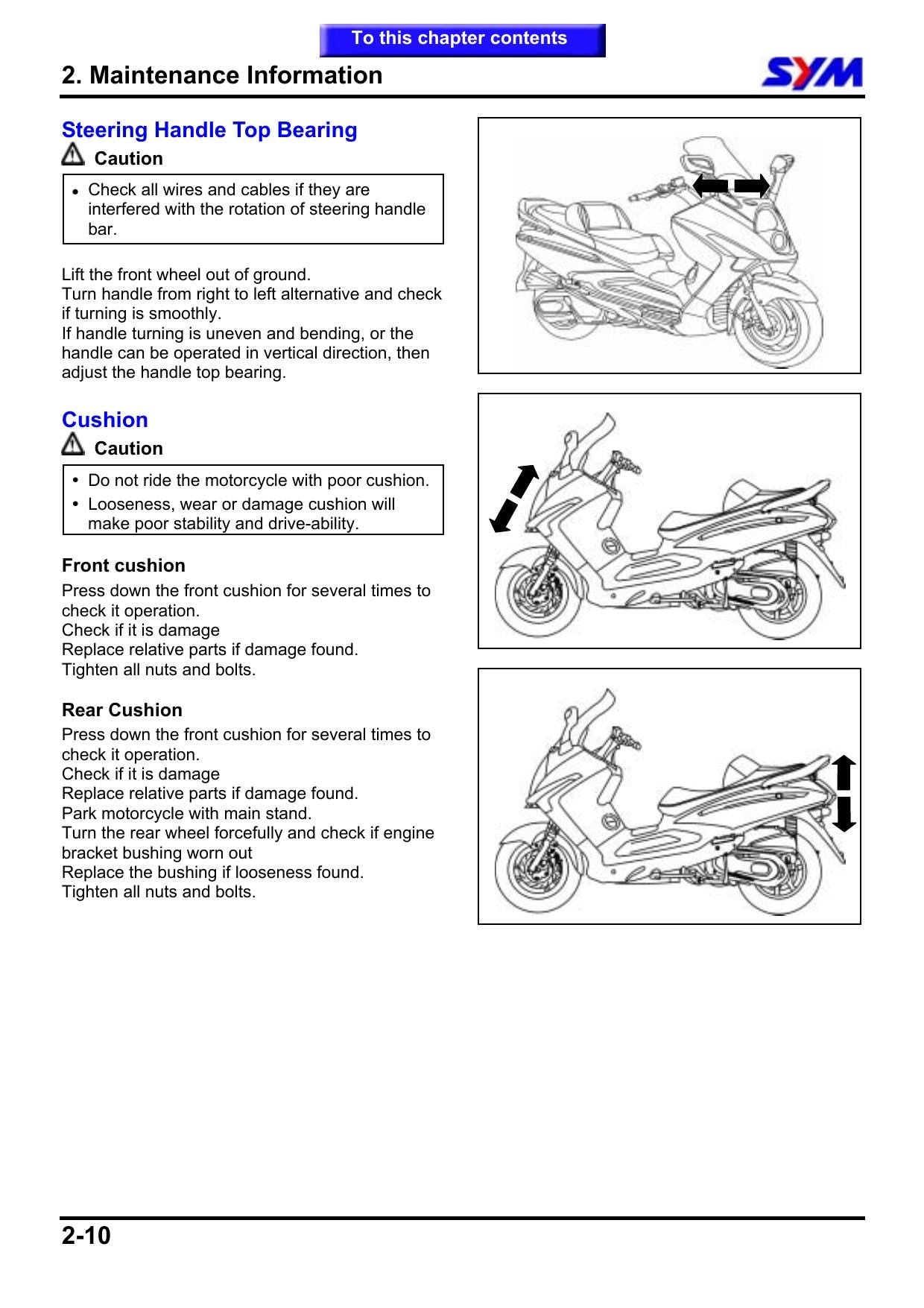 SYM GTS 250 Joymax 250 Scooter Service Manual | 2005-2009 - sample page 5