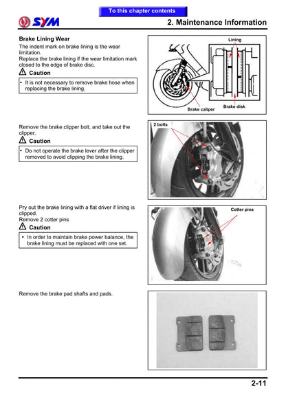 SYM Maxsym 400I Scooter Service Manual | 2012-2016 - sample page 5