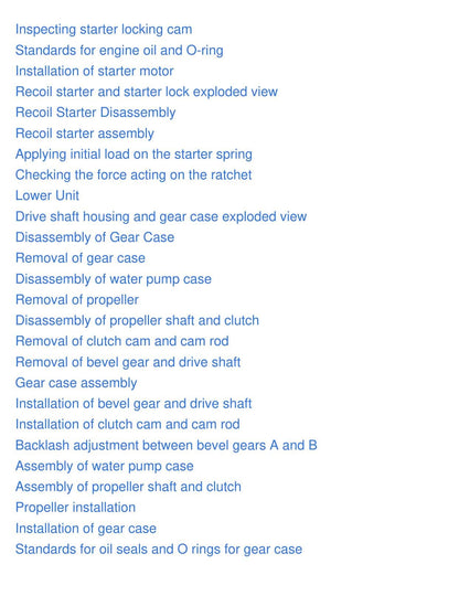 Tohatsu 9.9 HP Outboard Service Manual | 2000-2004 - sample page 8