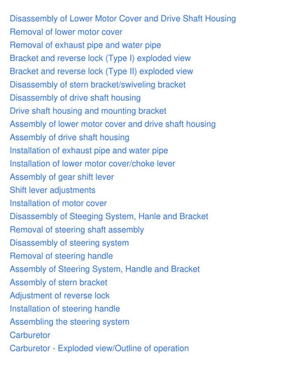 Tohatsu 9.9 HP Outboard Service Manual | 2000-2004 - sample page 9
