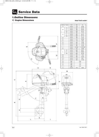 Tohatsu MFS 4 5 6 Outboard Service Manual | 2011-2015 - sample page 4