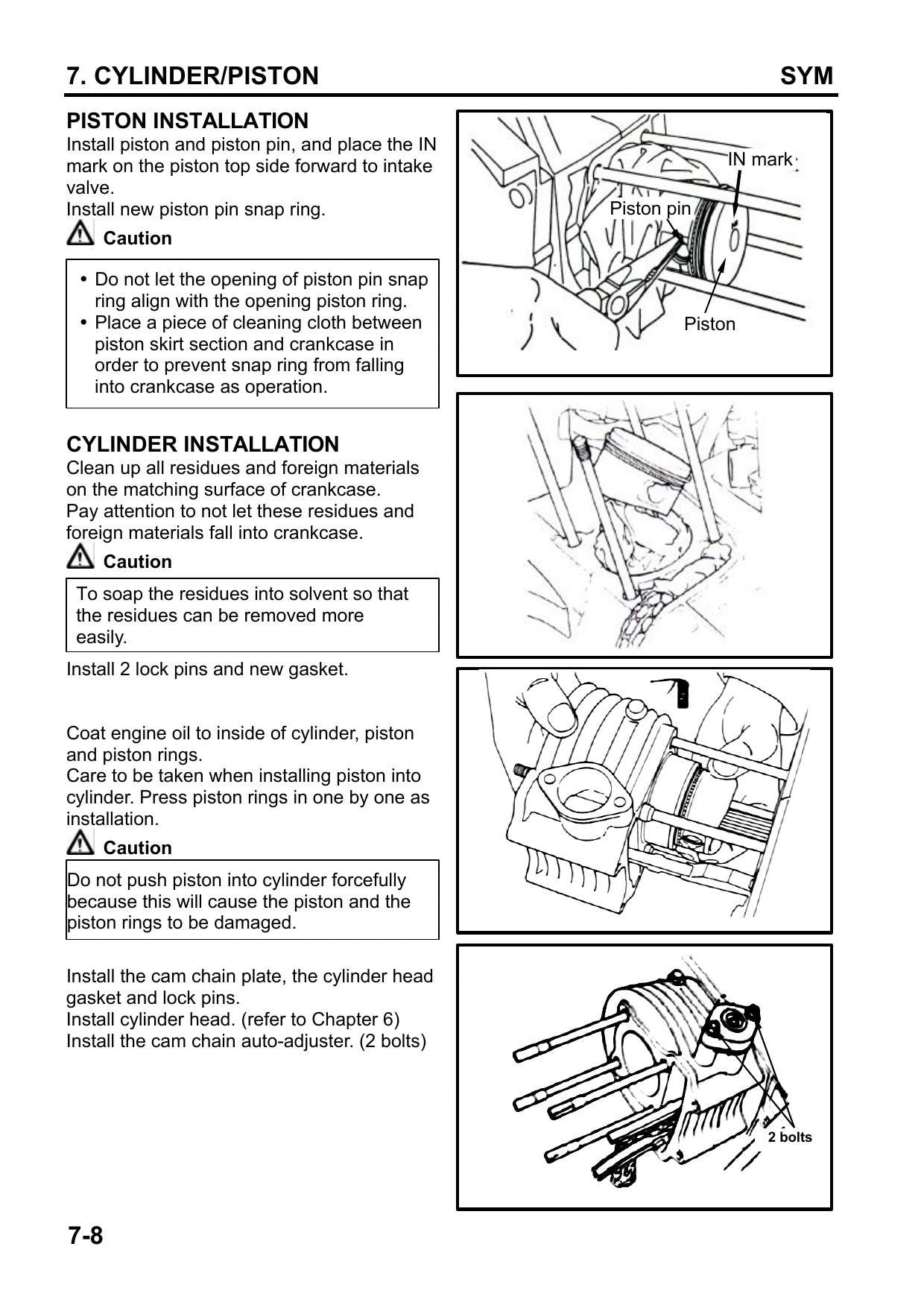 SYM Symphony 150 Scooter Service Manual | 2005-2009 - sample page 7