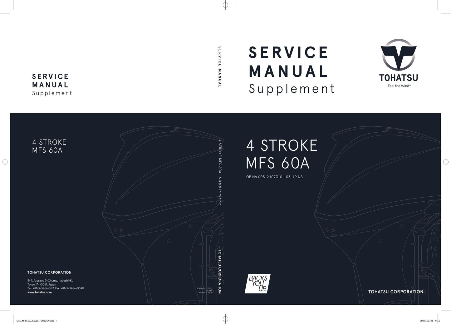 Tohatsu MFS60A 60 HP Outboard Service Manual | 2019-2023 - sample page 1