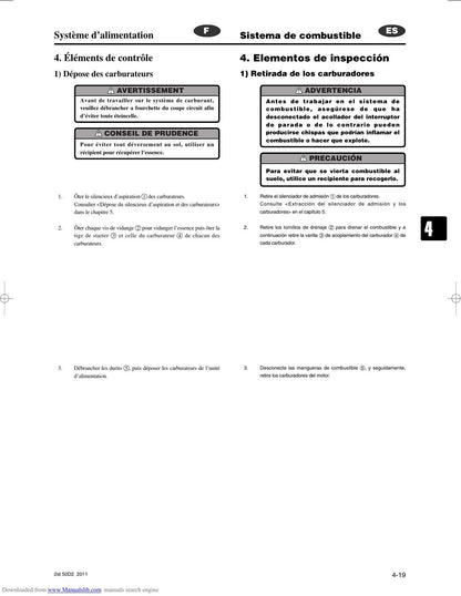 Tohatsu MX 50D2 MWX 50D2 Outboard Service Manual | 2011-2015 - sample page 4