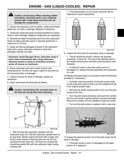John Deere X700 X720 X724 X728 Tractor Service Manual - sample page 7
