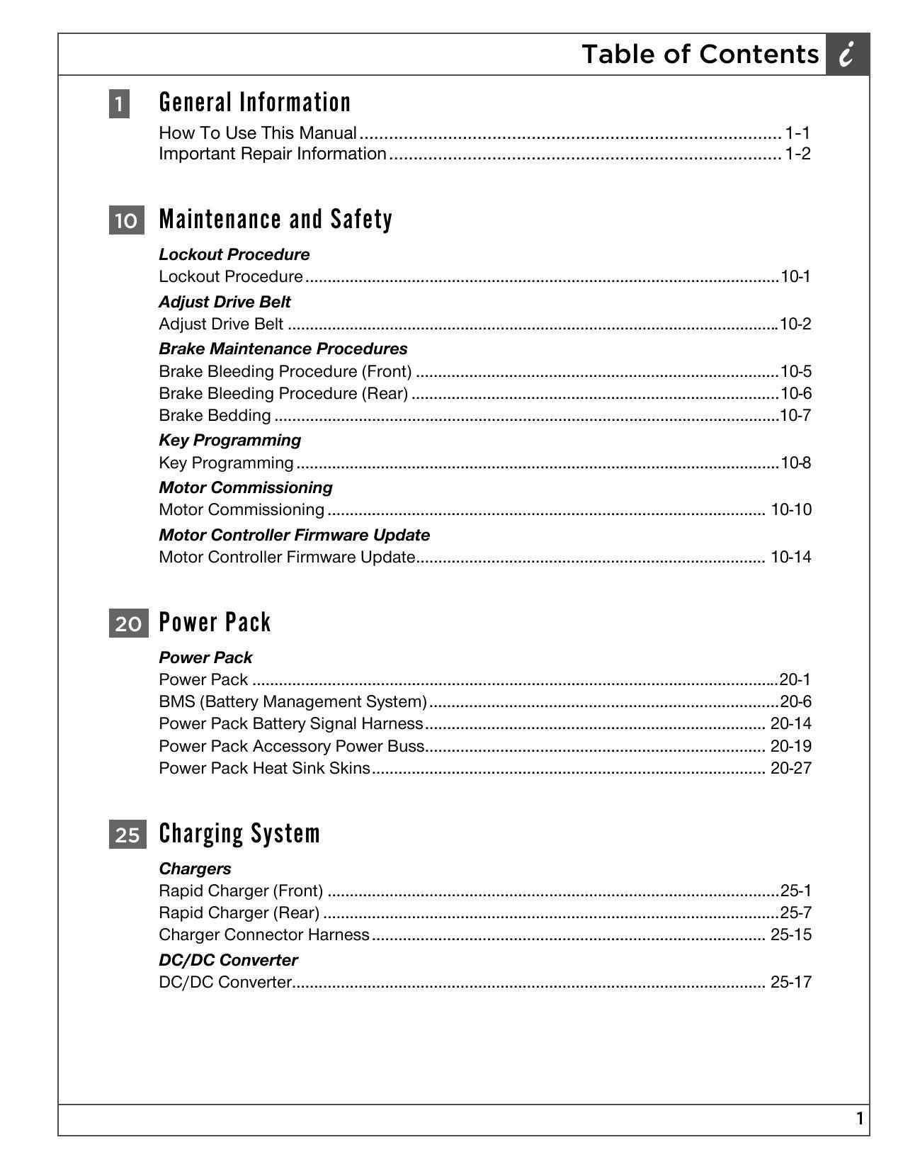 Zero Motorcycles SR F Motorcycle Service Manual | 2020-2021 - sample page 6