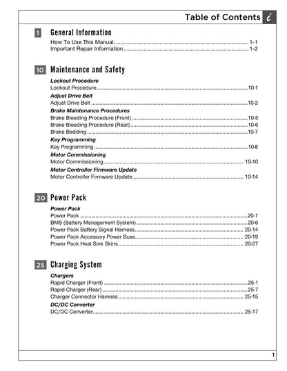 Zero Motorcycles SR F Motorcycle Service Manual | 2020-2021 - sample page 6