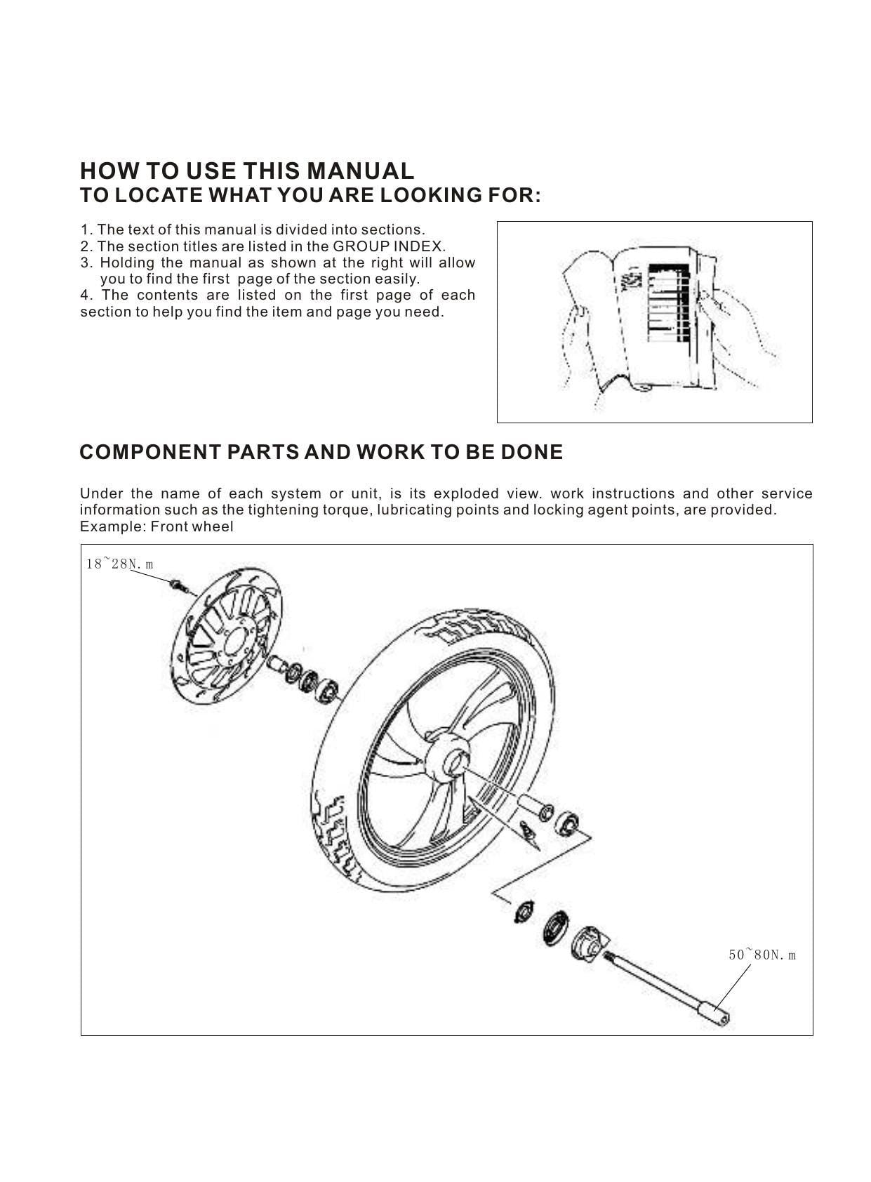 Suzuki GZ150 Motorcycle Service Manual | 2011-2015 - sample page 5