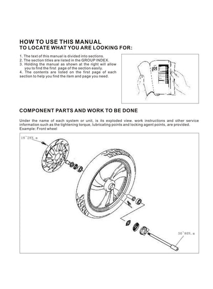 Suzuki GZ150 Motorcycle Service Manual | 2011-2015 - sample page 5