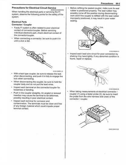 Suzuki Burgman 650 AN650 Scooter Service Manual | 2013-2016 - sample page 7
