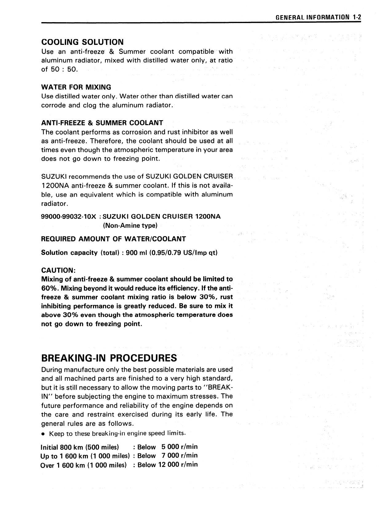 Suzuki TS200R Motorcycle Service Manual | 1990-1994 - sample page 8