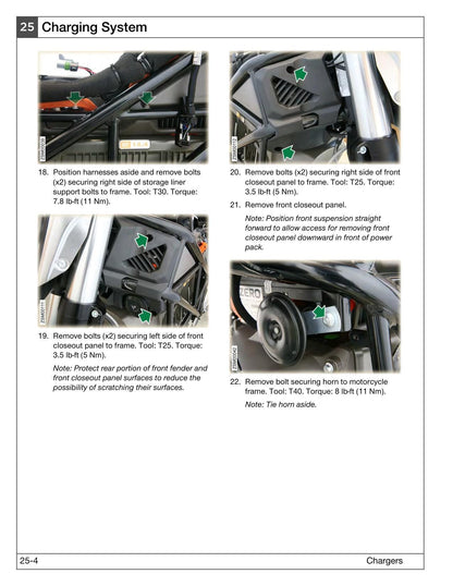 Zero Motorcycles SR F Motorcycle Service Manual | 2020-2021 - sample page 3