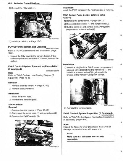 Suzuki Burgman 650 AN650 Scooter Service Manual | 2013-2016 - sample page 3