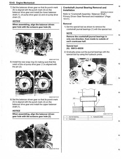 Suzuki Burgman 650 AN650 Scooter Service Manual | 2013-2016 - sample page 4