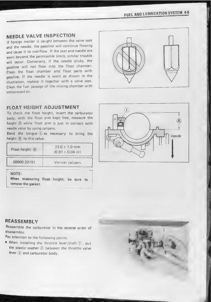Suzuki DR600S DR500S Motorcycle Service Manual | 1985-1989 - sample page 8