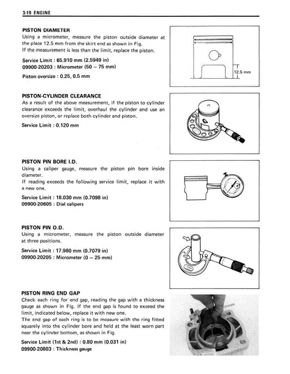 Suzuki TS200R Motorcycle Service Manual | 1990-1994 - sample page 6