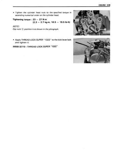 Suzuki TS200R Motorcycle Service Manual | 1990-1994 - sample page 7