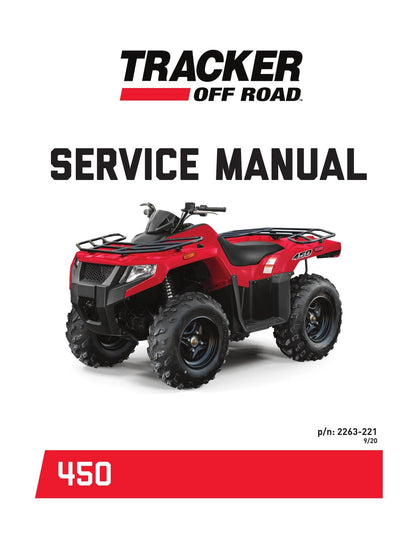 Tracker Off Road 450 ATV Service Manual | 2021-2025 - sample page 1