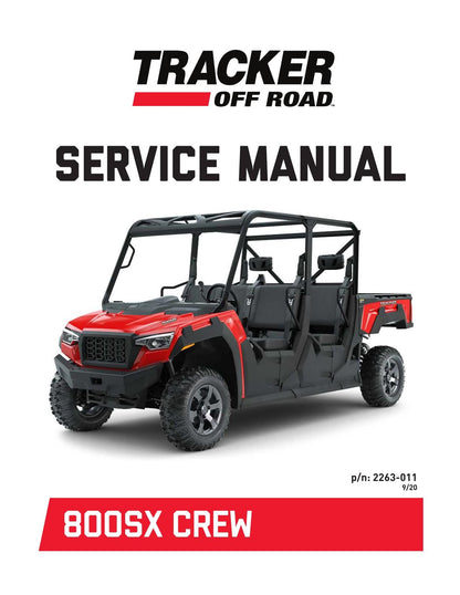 Tracker Off Road 800SX Crew UTV Service Manual | 2021-2025 - sample page 1