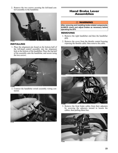 Tracker Off Road 90 ATV Service Manual | 2021-2025 - sample page 3