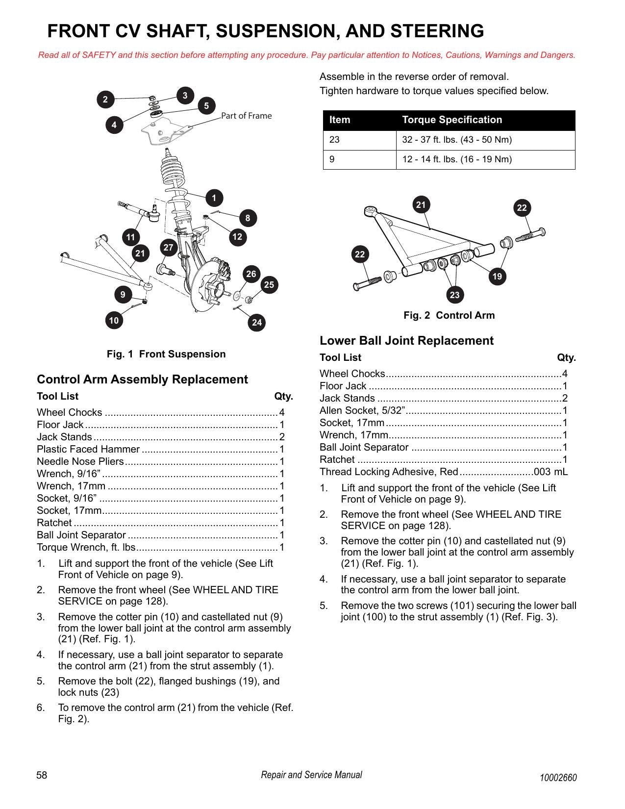Tracker Off Road EViS Electric UTV Service Manual | 2020-2024 - sample page 3