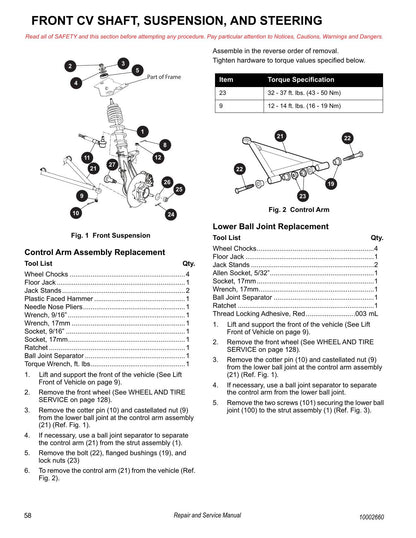 Tracker Off Road EViS Electric UTV Service Manual | 2020-2024 - sample page 3
