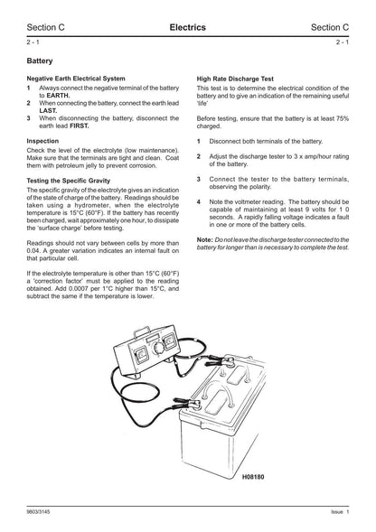 JCB 802.7 803 804 Plus Super Mini Excavator Service Manual | 1994-2005 - sample page 5