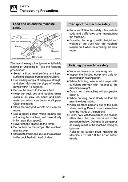 Takeuchi TL120 TL130 TL140 TL150 Crawler Loader Service Manual | 2014-2018 - sample page 4