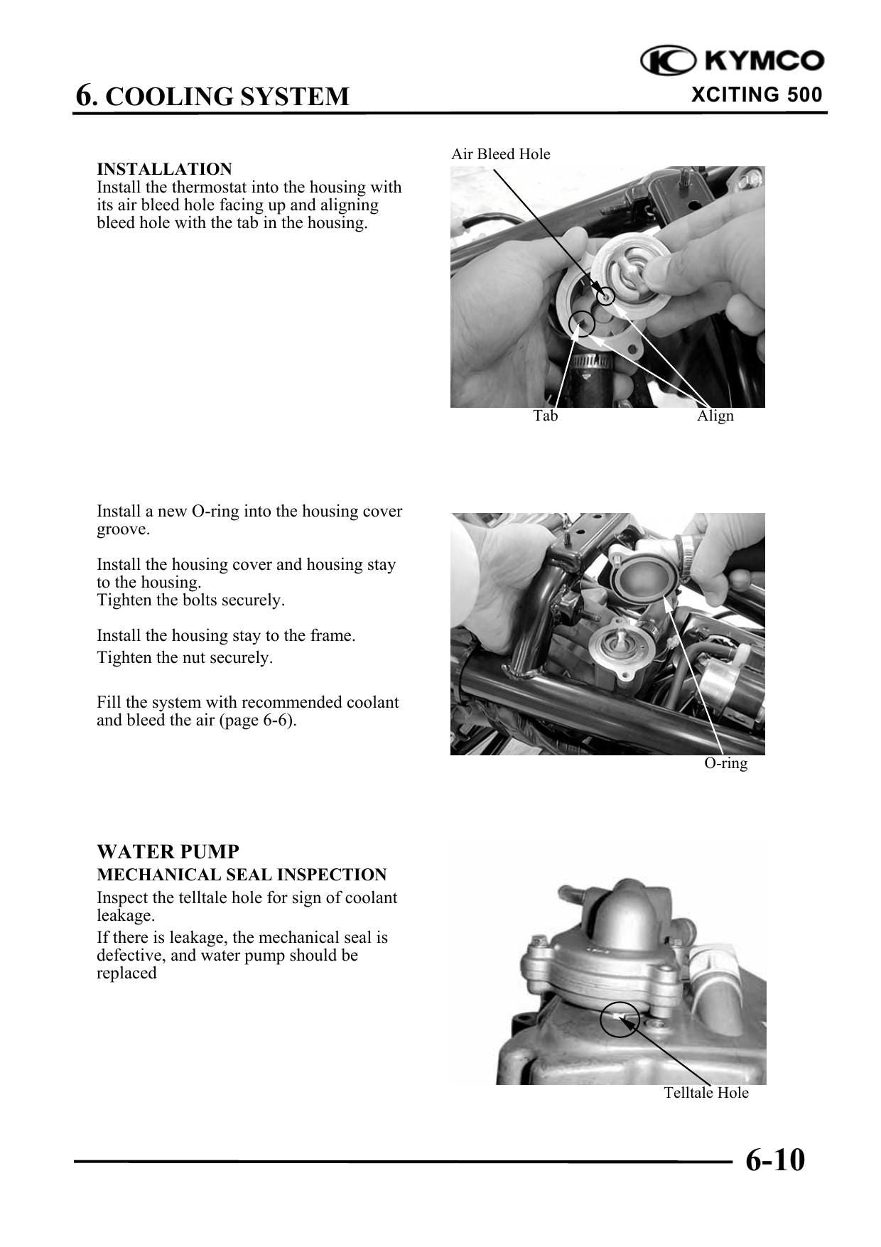 KYMCO Xciting 500 Scooter Service Manual | 2005-2009 - sample page 6