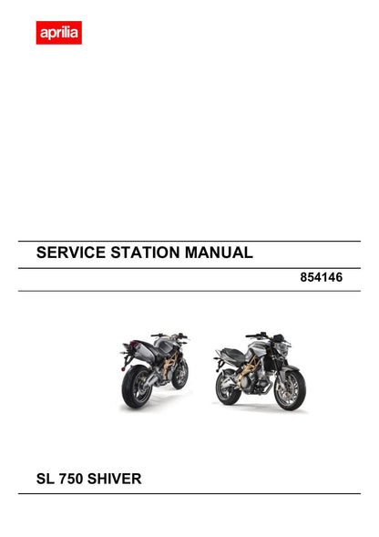 Aprilia Shiver 750 Motorcycle Service Manual | 2007-2011 - sample page 1