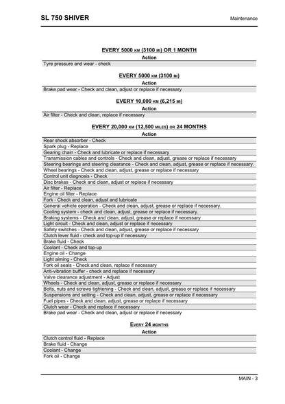 Aprilia Shiver 750 Motorcycle Service Manual | 2007-2011 - sample page 4