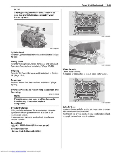 Suzuki DF60A DF60AT DF60ATH Outboard Service Manual | 2010-2014 - sample page 5