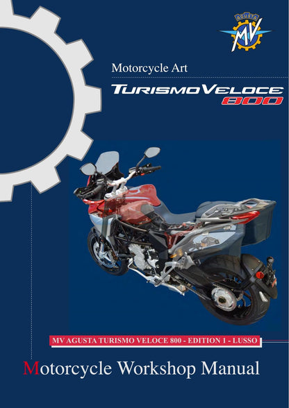 MV Agusta Turismo Veloce 800 Motorcycle Service Manual | 2016-2020 - sample page 1