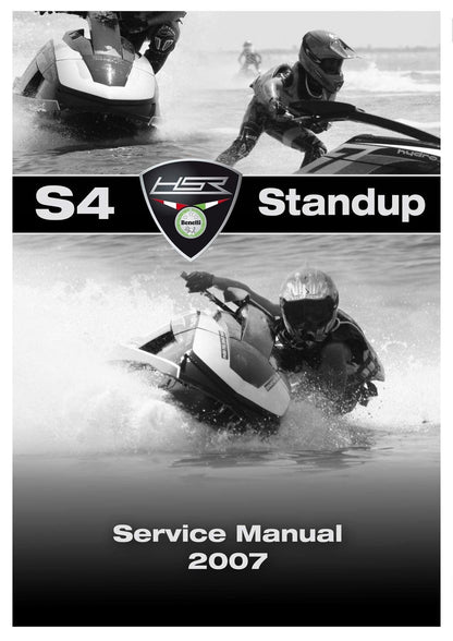 HSR Benelli S4 Standup PWC Service Manual | 2007-2011 - sample page 1