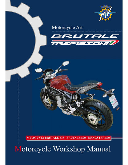 MV Agusta Brutale 675 800 Dragster 800 Motorcycle Service Manual | 2014-2018 - sample page 1