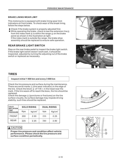 Haojue NEX115 Motorcycle Service Manual | 2019-2023 - sample page 2