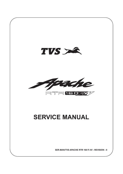 TVS Apache RTR 160 4V Motorcycle Service Manual | 2019-2023 - sample page 1