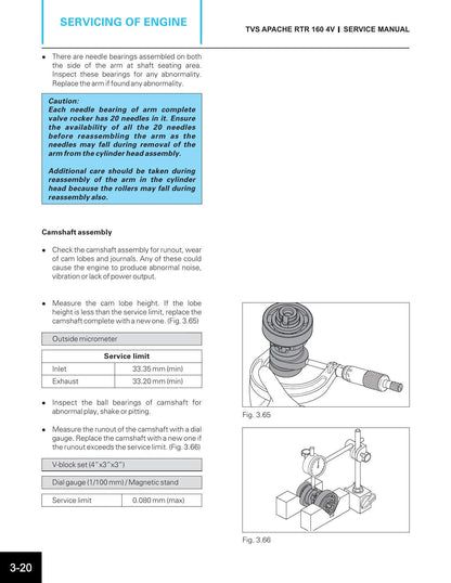 TVS Apache RTR 160 4V Motorcycle Service Manual | 2019-2023 - sample page 4