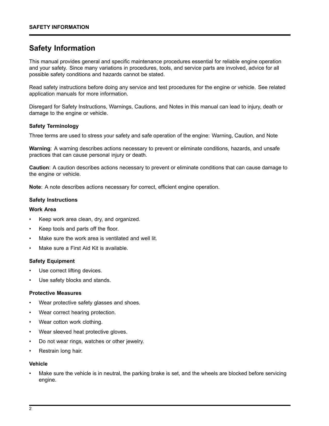 International ProStar TranStar Semi Truck Service Manual | 2010-2016 - sample page 6