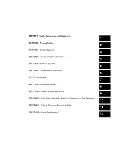 Briggs Stratton Single Cylinder OHV Small Engine Service Manual | 2009-2013 - sample page 5