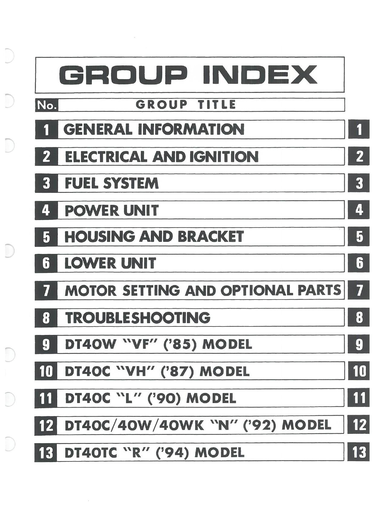 Suzuki DT40 Outboard Service Manual | 1985-1994 - sample page 9