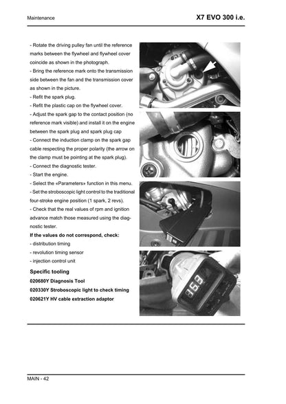 Piaggio X7 EVO 300 ie Scooter Service Manual | 2008-2012 - sample page 4