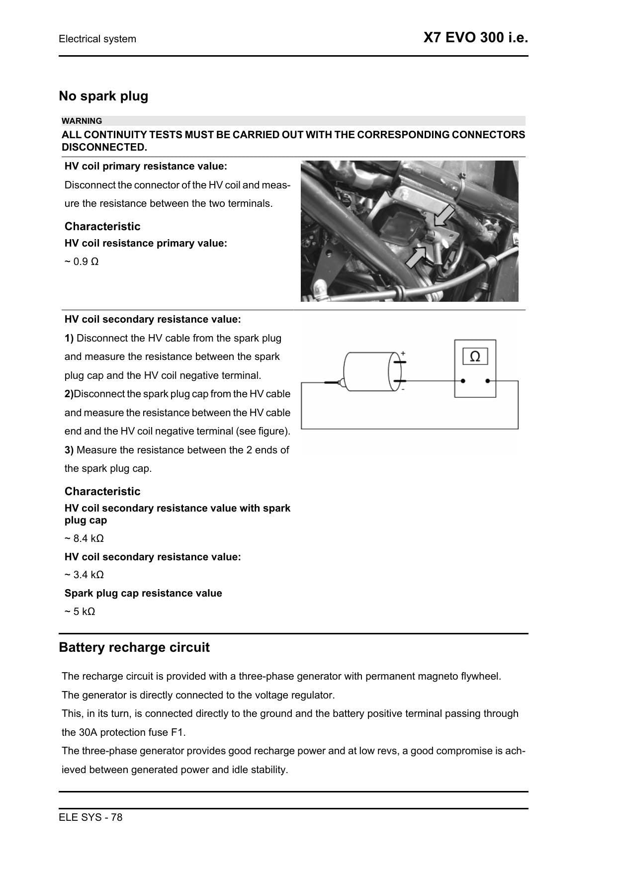 Piaggio X7 EVO 300 ie Scooter Service Manual | 2008-2012 - sample page 8