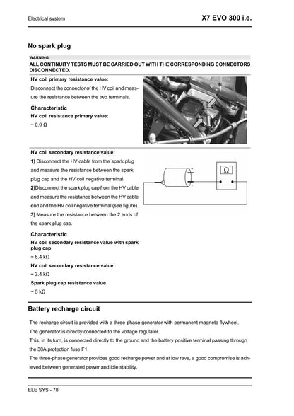 Piaggio X7 EVO 300 ie Scooter Service Manual | 2008-2012 - sample page 8