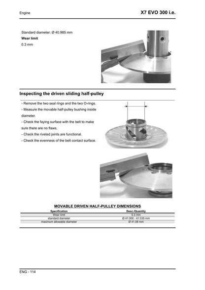Piaggio X7 EVO 300 ie Scooter Service Manual | 2008-2012 - sample page 2