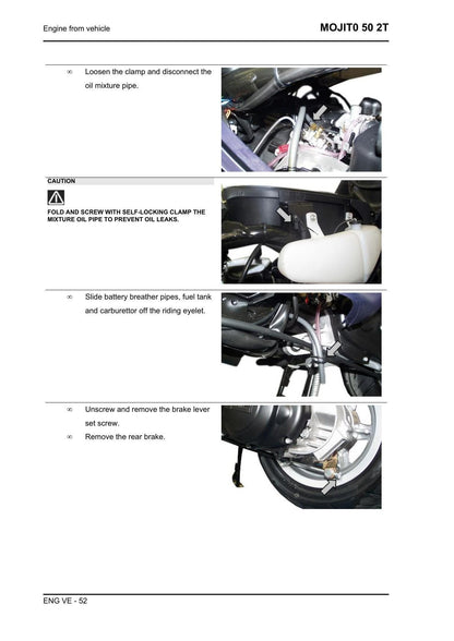 Aprilia Mojito 50 2T Scooter Service Manual | 2008-2012 - sample page 3