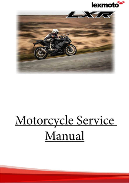 Lexmoto LXR 125 Motorcycle Service Manual | 2022-2026 - sample page 1