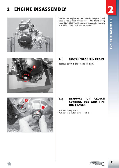 Beta RR 250 300 Race Edition 2 Stroke Motorcycle Service Manual | 2020-2021 - sample page 3